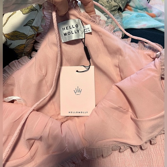 NWT- Hello Molly- Ruffle Layer Mini Dress - Picture 6 of 6